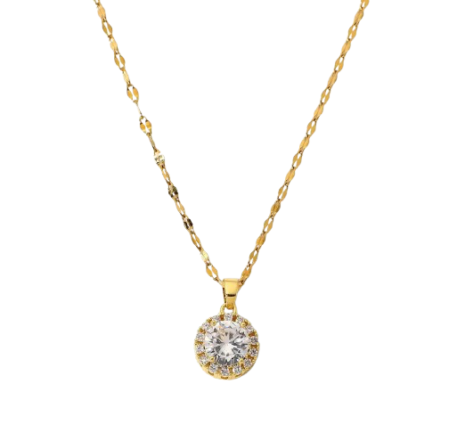 Zircon Pendant Necklace