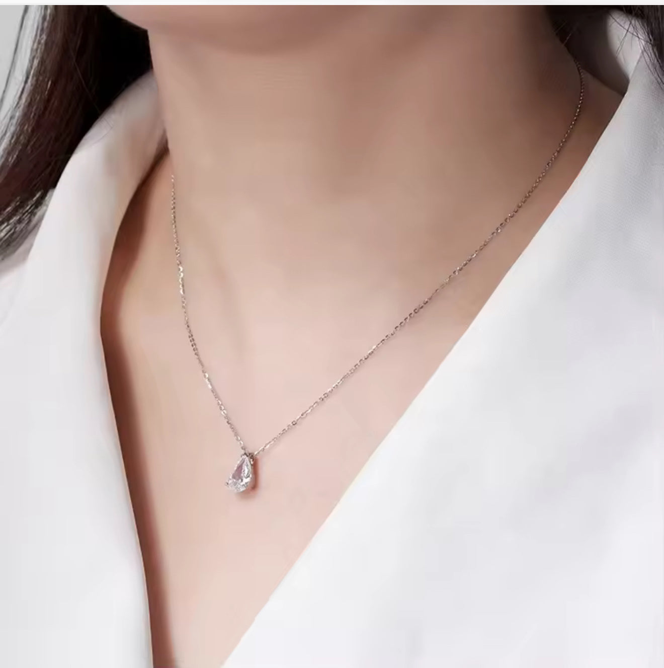 8A Cubic Zirconia necklace