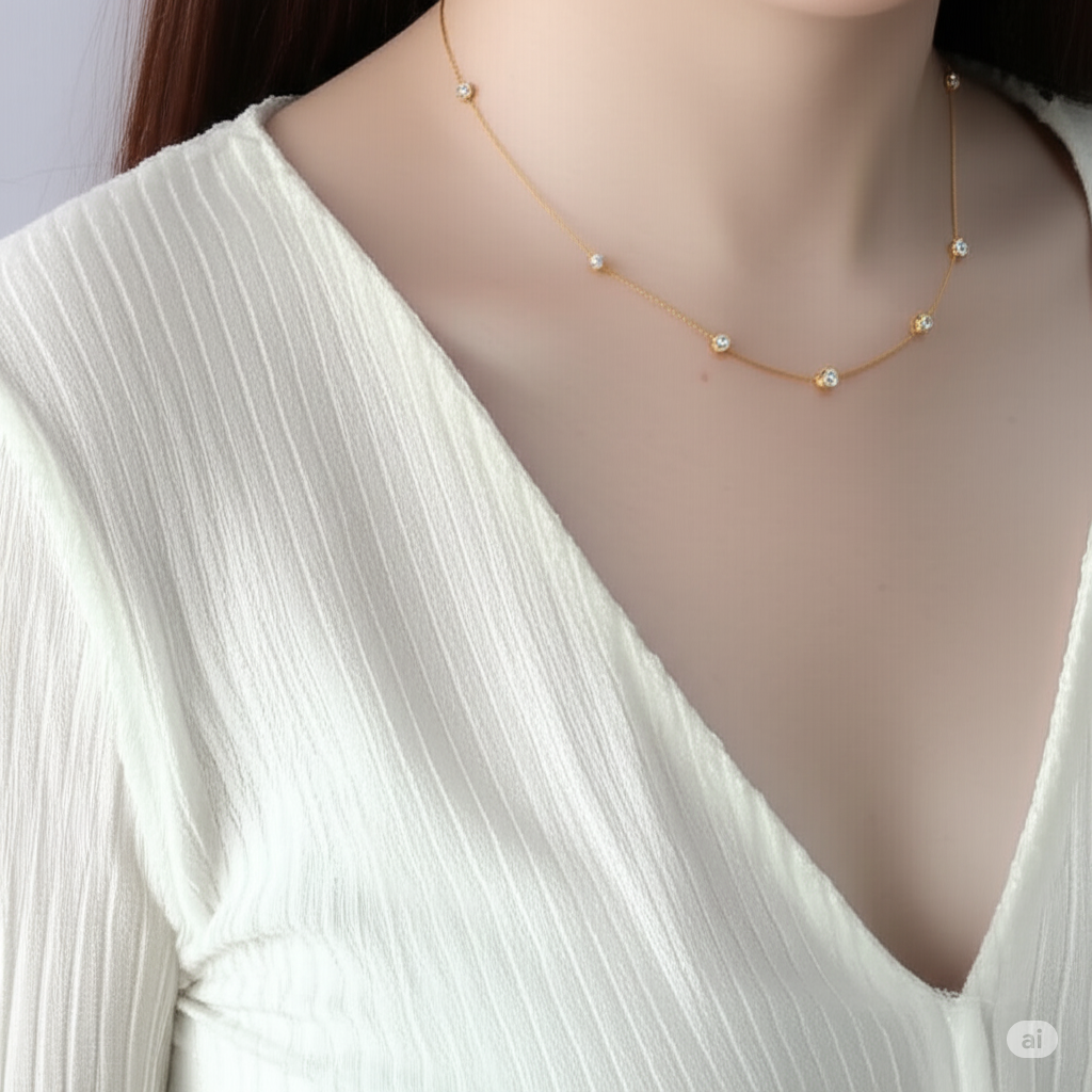Zirconia Necklace